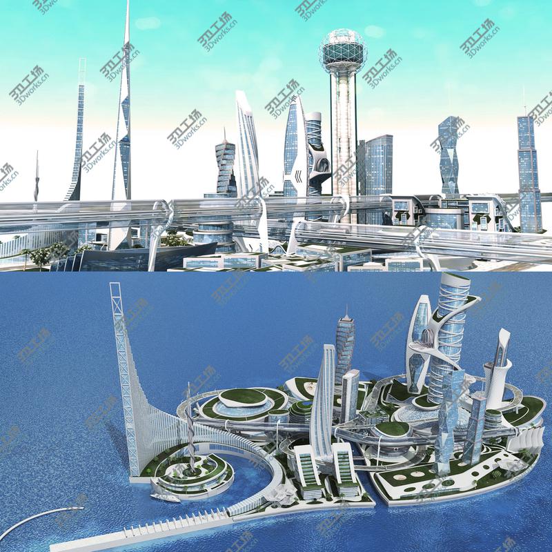 images/goods_img/20210319/3D model Future City 1 and 2 Collection/1.jpg